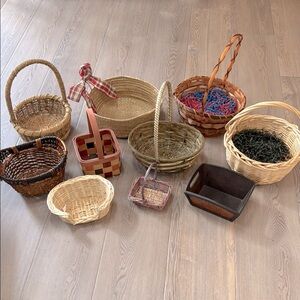 Various Baskets Great For Gifting